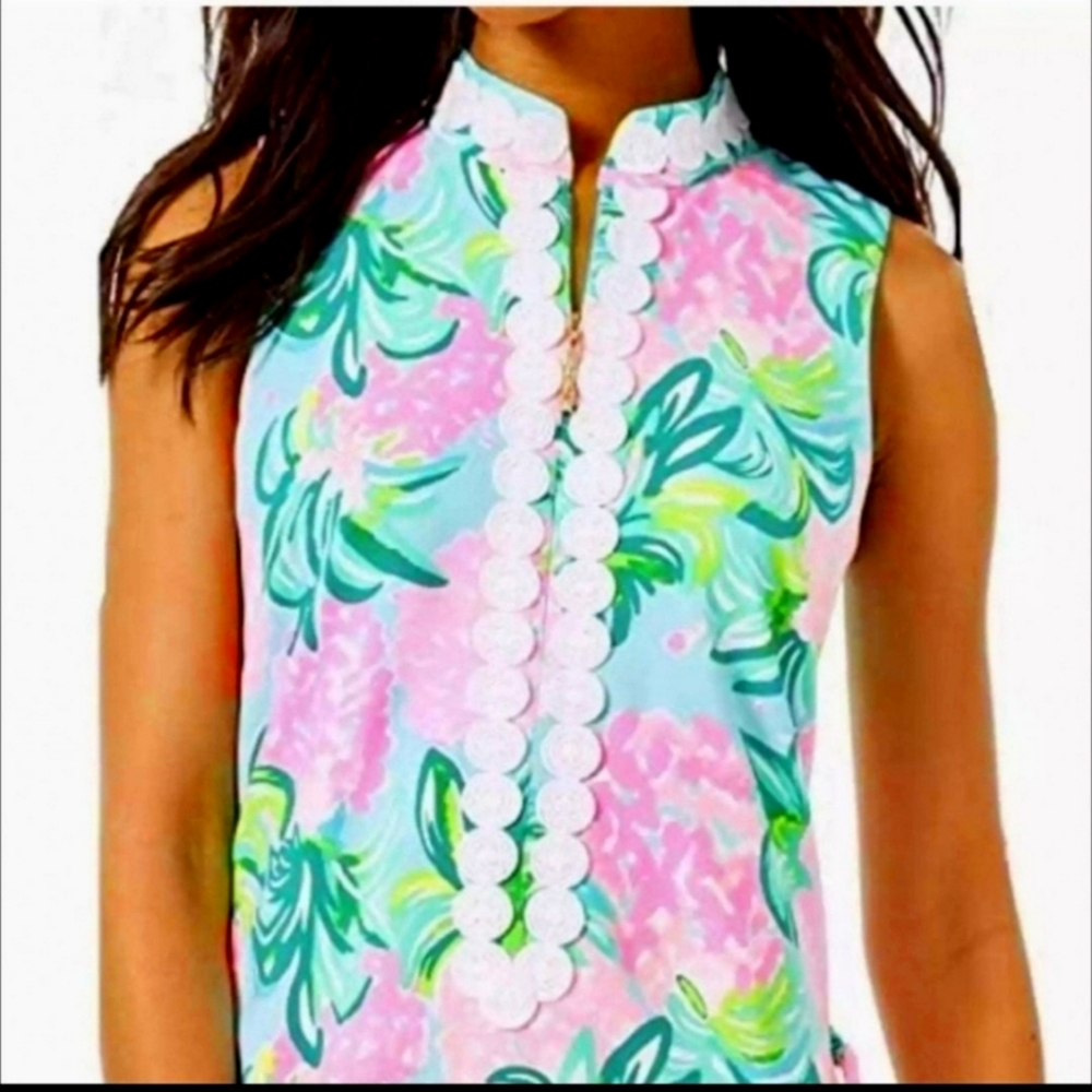 Lilly Pulitzer Jonna Romper, Blue lbiza Pineapple Shake
